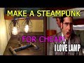 Make a steampunk industrial lamp super cheap!