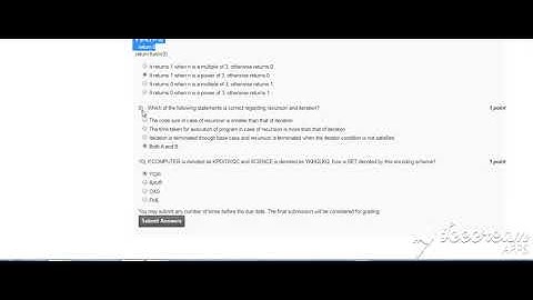 The Joy of Computing using Python - Week 6  : Quiz and Programming Assignment