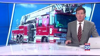Montgomery fire crews tackle massive blaze at old school site