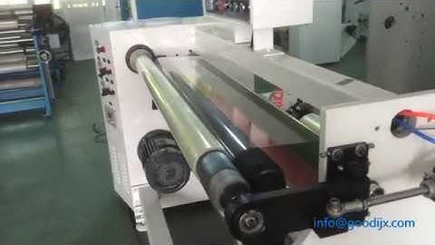806 single shaft rewinding machine for bopp/masking /double side tape jumbo roll