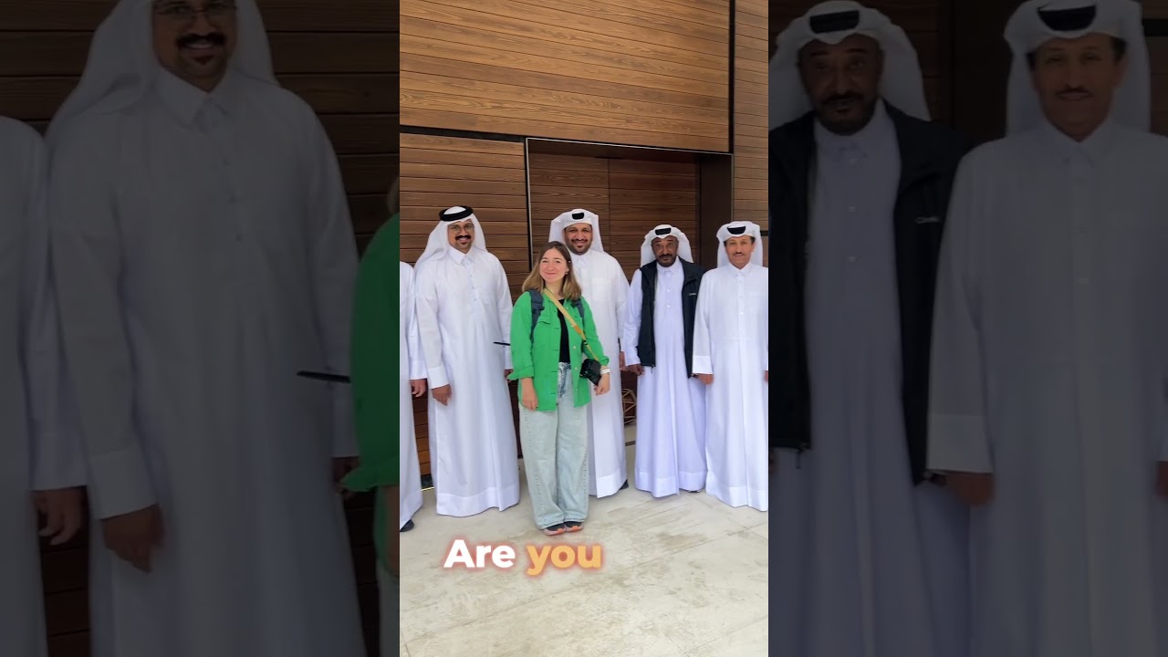 Osaka Expo 2025 Qatar pavilion on opening day