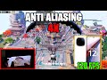 SMOOTH + 120 FPS with ANTI ALIASING : 4X💀🔥 | IQOO 12 5g BGMI Test 2025