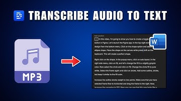 Hoe audio naar tekst transcriberen 2025 | Audio naar tekst converter [GRATIS]