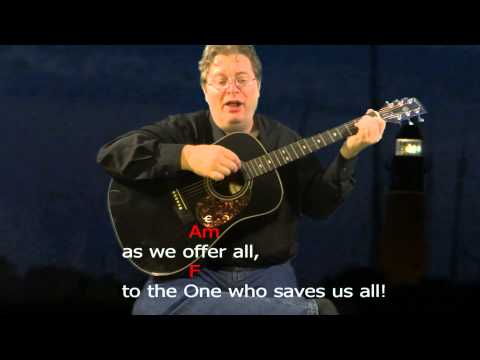 Learn to Play - "The One Who Saves" - Chord Practice - Key = C Major