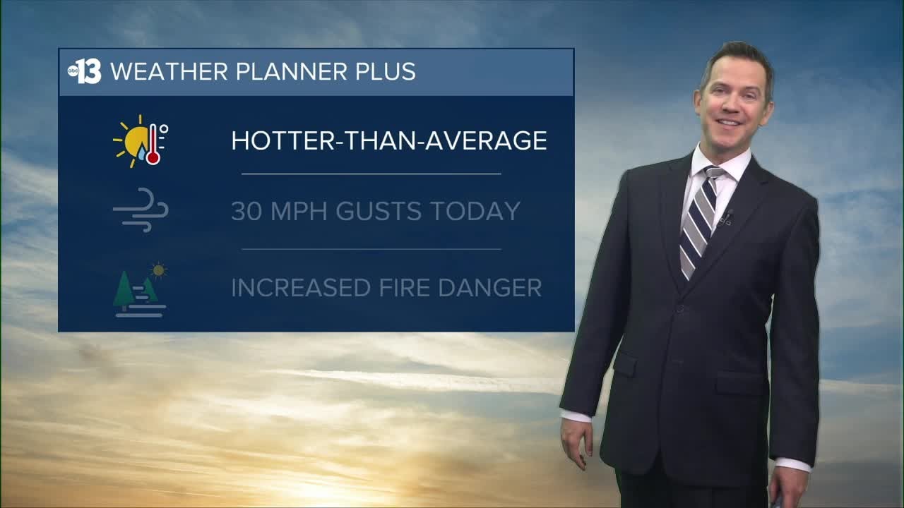 Heat and Wind Elevate the Fire Danger - YouTube