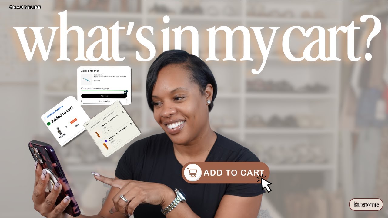 Все товары из моей онлайн-корзины, за которыми я собираюсь вернуться 🛒