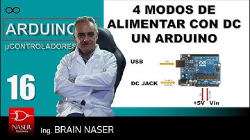 🌐 Cap-16 ARDUINO,  4 modos de alimentación con DC un Arduino Uno
