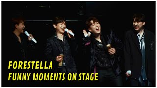 Forestella funny moments on stage | 포레스텔라 무대에서 재밌는 순간들