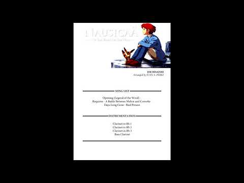 Nausicaä of the Valley of the Wind (Clarinet Quartet) - Joe Hisaishi