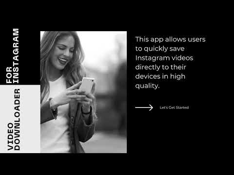 VidSaver - Instagram video downloader app | React Native CLI template | Android / iOS app