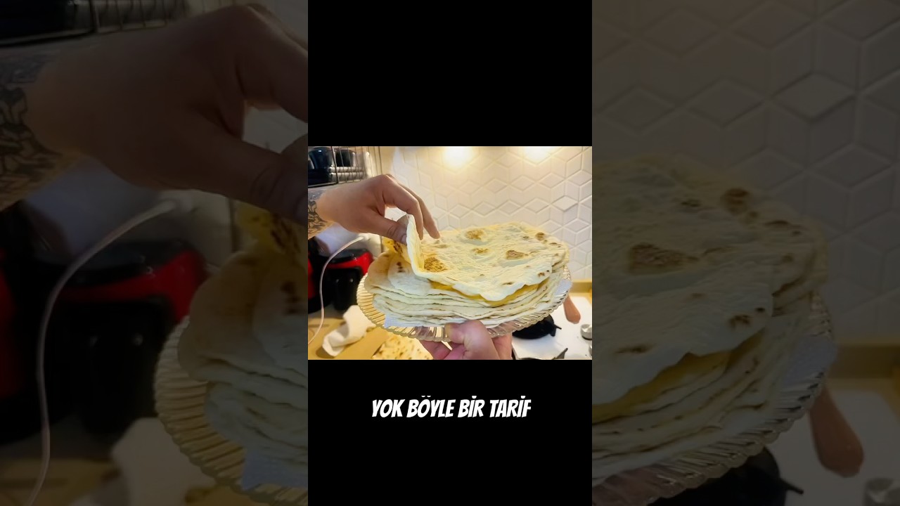 Bana lavaş yaptı.Tarifi isteyen yorumlara  lütfen #pratiktarifler #tarif #yemektarifleri #food