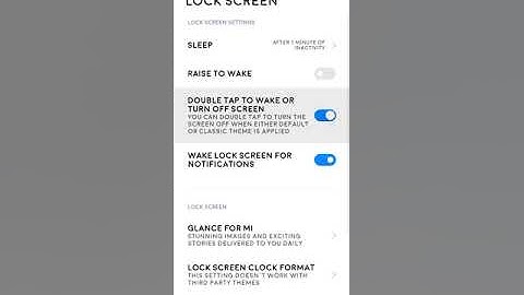 double tap to screen on and off in poco x3 pro me kaise kare