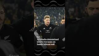 All Blacks determined to win two tests on South African soil | RNZ