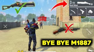 NEW CHARGE BUSTER GUN ABILITY TEST IN FREE FIRE | BYE BYE M1887 - GARENA FREE FIRE