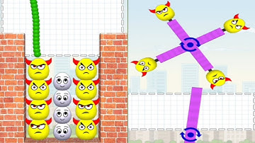 Draw To Smash Max Level 171-176 Satisfying Relaxing Gameplay