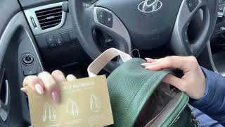 metallic silver clutch