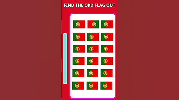 FIND THE ODD FLAG 🚩#howgoodareyoureyes #flagchallenge #quiz#flag