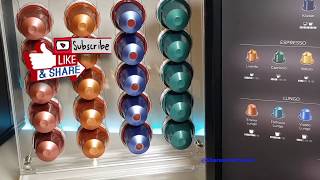 Nespresso Versilo Capsule dispenser - view collection (Unboxing)