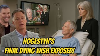Days Hot Scoop Ashford Drops Bombshell About Hogestyns Last Wish For John Black And Marlena