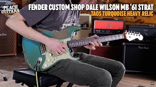 No Talking...Just Tones | Fender Custom Shop Dale Wilson MB '61 Strat Heavy Relic Taos Turquoise