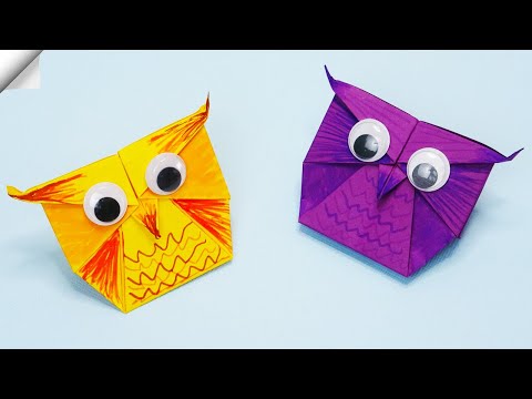 Easy paper toys | How to make a paper OWL