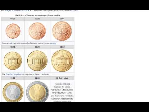 Circulating Mintage Quantities Germany 2002 - 2016 Euro Coins