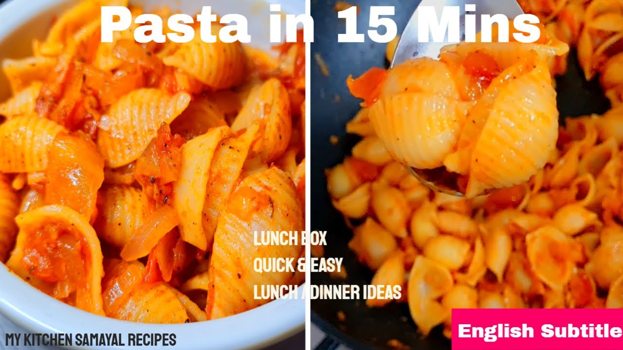 How to make Pasta in 15 Minutes / Lunch box recipe / Pasta recipe in