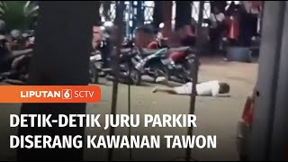 Juru Parkir Diserang Tawon hingga Korban Guling-guling karena Sengatannya | Liputan 6
