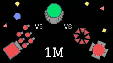 Diep.io - Spreading bullets | Spreadshot 1M (4TDM)