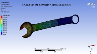 Combination Spanner Design I Geometry | Design Modeler | ANSYS Workbench Profile