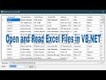 VB.NET Tutorial - Open and Read Excel files/ Import Excel file to DataGridView | FoxLearn