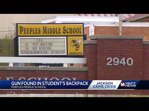 Peeples Middle School student caught with loaded gun