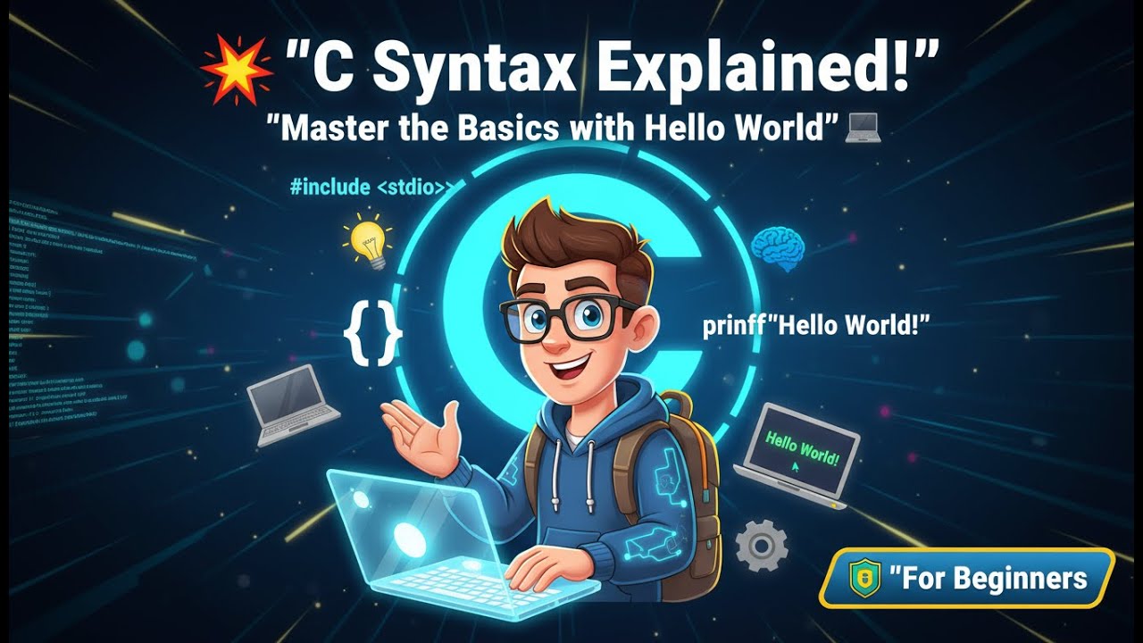 Mastering C Syntax: Learn the Building Blocks of Every C Program - YouTube