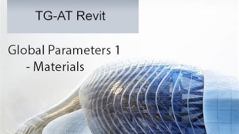 Revit Global Parameters 1 - Materials