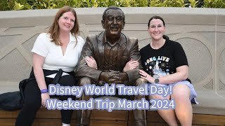 Disney World Travel Day! Weekend Girl's Trip  |Port Orleans French Quarter | Fireworks Dessert Party