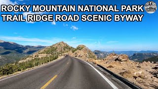 4K Rocky Mountain National Park - Trail Ridge Road Scenic Byway in Fall - Colorado USA KillNFuel