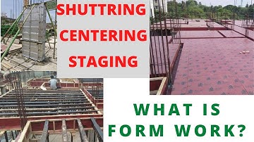 DIFFERENCE BETWEEN SHUTTERING,CENTERING AND STAGING| MOST ASKED IN CIVIL ENGINEERING INTERVIEW|CIVIL