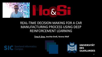 Real-time Decision Making for a Car Manufacturing Process Using Deep Reinforcement Learning