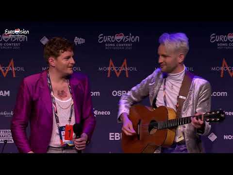Press Conference: Fyr og Flamme (2. rehearsal, Eurovosion Song Contest 2021 - Denmark)