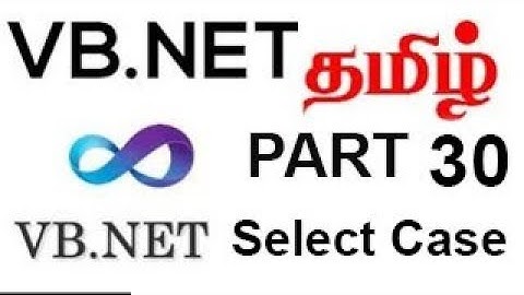 Vb.net Tamil Tutorial Part 30