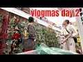 Boyfriend and I christmas shop! Vlogmas day 2!