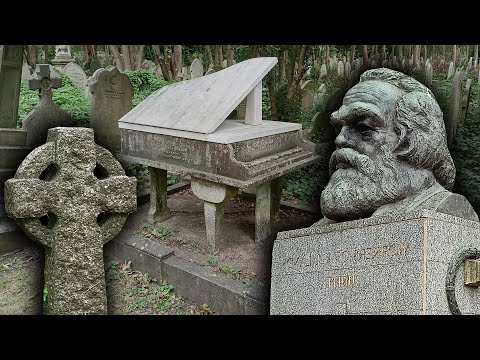 Видео: Совершите экскурсию по Хайгейтскому кладбищу в Лондоне