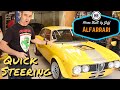 Steering in the right direction..? - Ferrari engined Alfa 105 Alfarrari build part 214