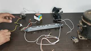 طريقة توصيل الدائرة الكهربية للثلاجة النوفروست ( اذابة الصقيع اتوماتيكيا)