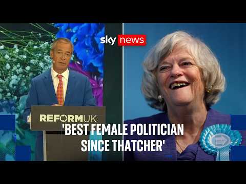 Reform UK leader Nigel Farage pays tribute to Ann Widdecombe