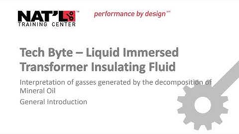 Tech Byte Introduction to Dissolved Gas Analysis