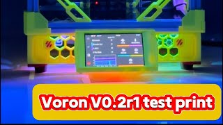 Voron V0.2R1 3D Printer - Abs Test Print