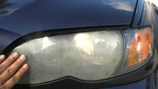 Http://www.fixmyheadlights.com this bmw 325i headlights restoration
took a doing. these had passed the yellow stage gone through hazy
cloudy s...