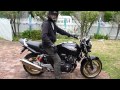 Honda CB400 Super Four Black and Golden Rims 黑身金輪本田CB400，帥爆！