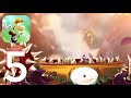 Rayman Mini - World 5 The Foliage + All Stars - Apple Arcade Gameplay Walkthrough